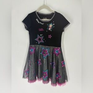 L.O.L. Surprise! Starry 4/5 dress - Black and Pink
